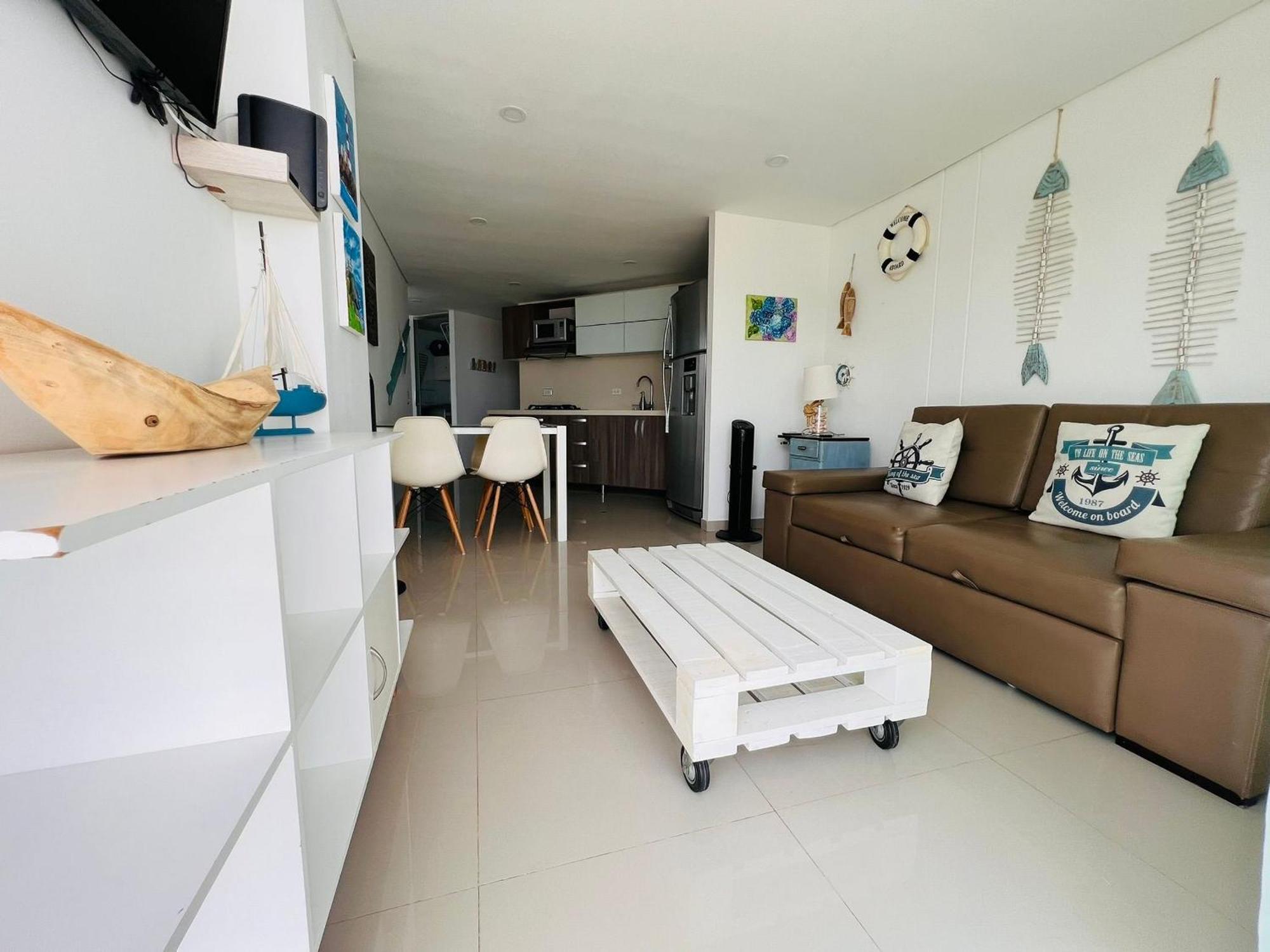 Edificio Areia En Pozos Colorados, Apto 2 Habitaciones 2 Banos سانتا مارتا المظهر الخارجي الصورة