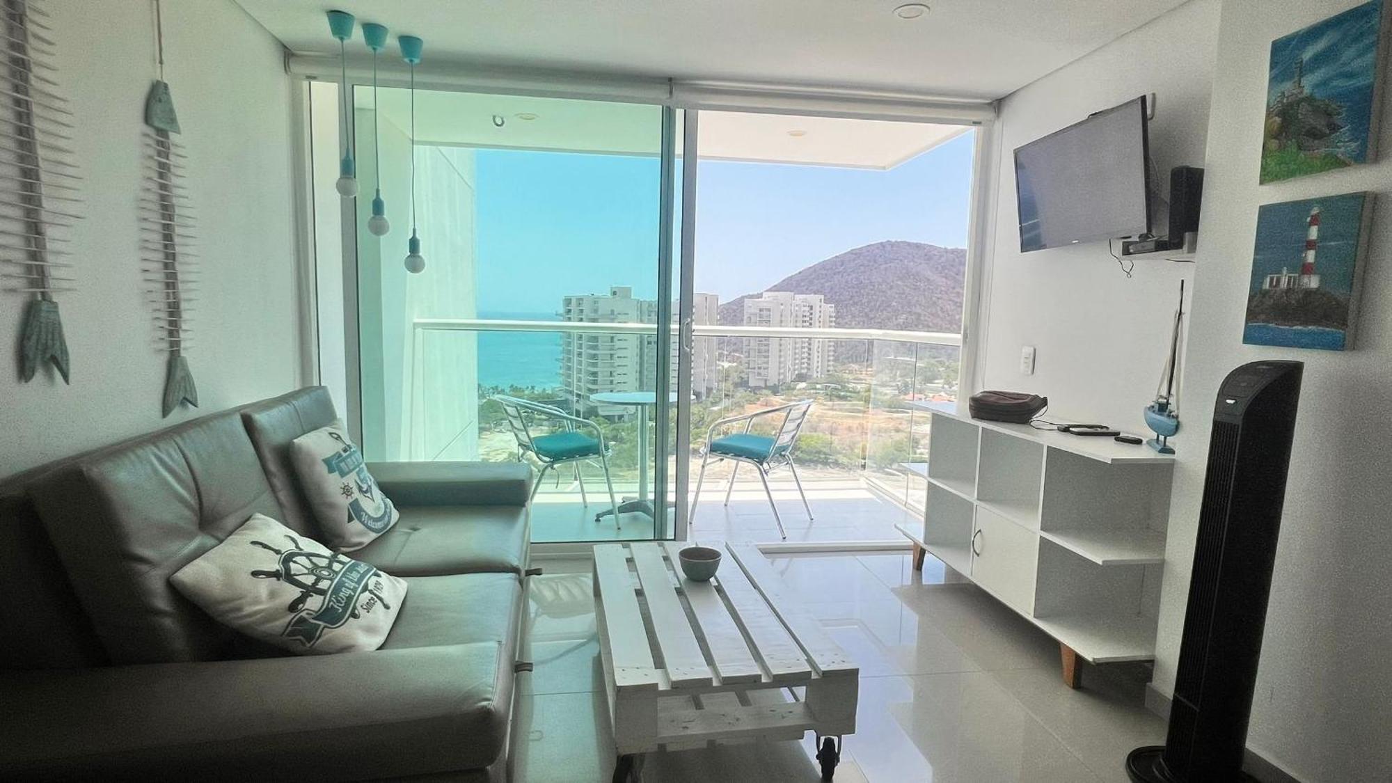 Edificio Areia En Pozos Colorados, Apto 2 Habitaciones 2 Banos سانتا مارتا المظهر الخارجي الصورة